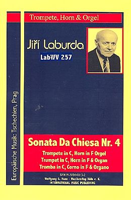 Jiri Laburda Notenblätter Sonata da chiesa no.4 LabWV257