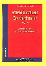 Gerhard Deutschmann Notenblätter 2 Choralmotetten