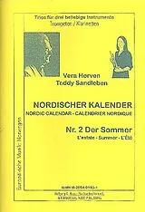 Vera Horven Notenblätter Der Sommer für 3 Trompeten