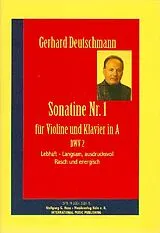 Gerhard Deutschmann Notenblätter Sonatine in A Nr.1 DWV2