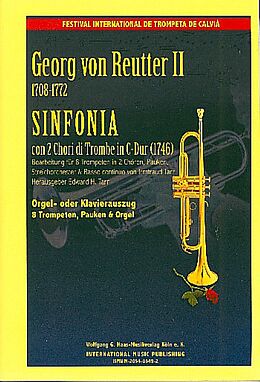 Johann Georg von Reutter Notenblätter Sinfonia