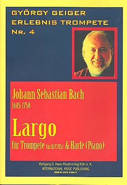 Johann Sebastian Bach Notenblätter Largo für Trompete und Harfe