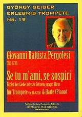 Giovanni Battista Pergolesi Notenblätter Se tu mami se sospiri