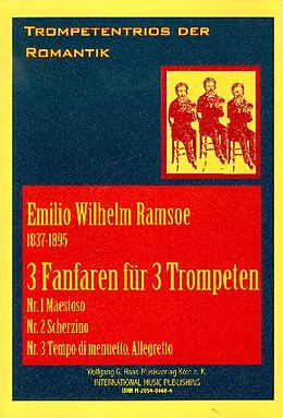Emilio Wilhelm Ramsoe Notenblätter 3 Fanfaren