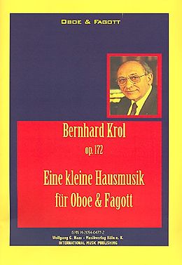 Bernhard Krol Notenblätter Eine kleine Hausmusik op.172