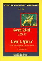 Giovanni Gabrieli Notenblätter La spiritata