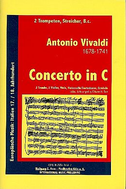 Antonio Vivaldi Notenblätter Concerto C-Dur RV537 für