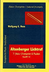Wolfgang Georg Haas Notenblätter Altenberger Lichtruf
