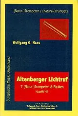 Wolfgang Georg Haas Notenblätter Altenberger Lichtruf