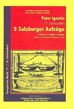Bartholomäo Riedl Notenblätter 5 Salzburger Aufzüge für