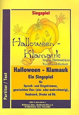 Helmut Hein Notenblätter Halloween-Klamauk Singspiel