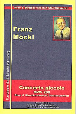 Franz Möckl Notenblätter Concerto piccolo MWV298 für Oboe und