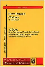 Pierre Francois Clodomir Notenblätter 12 Duos op.15 für 2 Trompeten