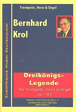 Bernhard Krol Notenblätter Dreikönigs-Legende op.181
