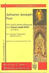 Johann Joseph Fux Notenblätter Chi nel camin donore