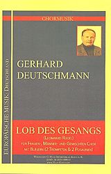 Gerhard Deutschmann Notenblätter Lob des Gesanges für Chor