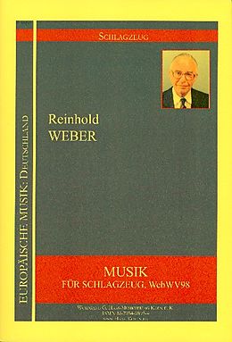 Reinhold Weber Notenblätter Musik WebWV98 für Schlazeug