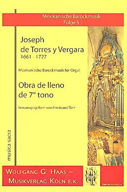 Joseph de Torres y Vergara Notenblätter Obra de lleno de 7° tono