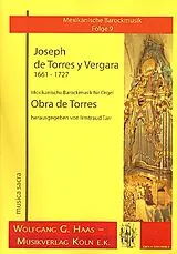 Joseph de Torres y Vergara Notenblätter Obra de Torres