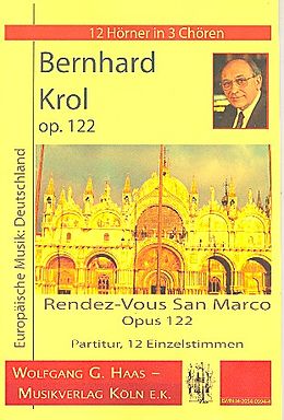Bernhard Krol Notenblätter Rendez-vous San Marco op.122