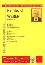 Reinhold Weber Notenblätter Suite WebWV57 für 3 Klaviere
