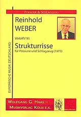 Reinhold Weber Notenblätter Strukturrisse WebWV93 für Posaune und