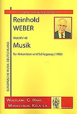Reinhold Weber Notenblätter Musik WebWV48 für Akkordeon und