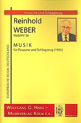 Reinhold Weber Notenblätter Musik WebWV56 für Posaune und