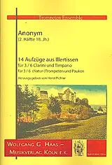 Anonymus Notenblätter 14 Aufzüge aus Illertissen