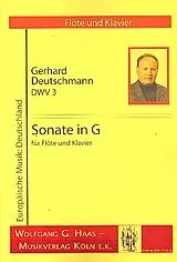 Gerhard Deutschmann Notenblätter Sonate G-Dur DWV3