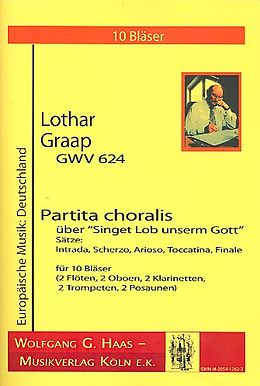Lothar Graap Notenblätter Partita choralis über Singet Lob unserm Gott