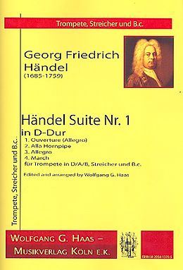 Georg Friedrich Händel Notenblätter Händel Suite D-Dur Nr.1 für Trompete