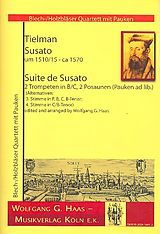 Tielman Susato Notenblätter Suite de Susato für 2 Trompeten und
