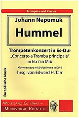 Johann Nepomuk Hummel Notenblätter Concerto a Tromba principale Es-Dur
