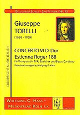 Giuseppe Torelli Notenblätter Konzert D-Dur Nr.6 ER188