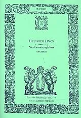 Heinrich Finck Notenblätter Veni sancte spiritus