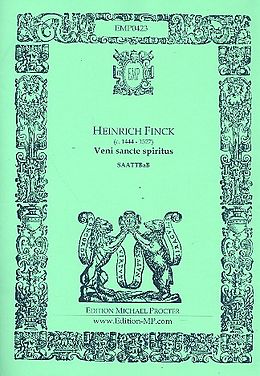 Heinrich Finck Notenblätter Veni sancte spiritus