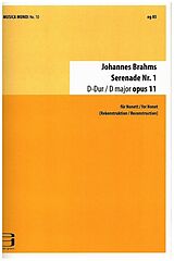 Johannes Brahms Notenblätter Serenade D-Dur Nr.1 op.11 für Flöte