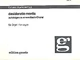 Erhard Karkoschka Notenblätter Desideratio mortis für Orgel