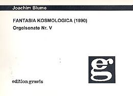 Joachim Blume Notenblätter Fantasia kosmologica