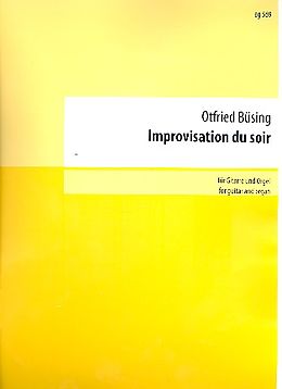 Otfried Büsing Notenblätter Improvisation du soir für Gitarre
