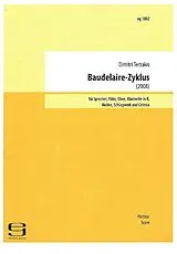 Dimitri Terzakis Notenblätter Baudelaire-Zyklus