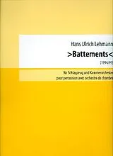 Hans Ulrich Lehmann Notenblätter Battements
