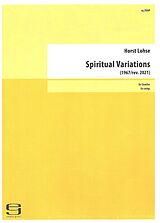Horst Lohse Notenblätter Spiritual Variations (1967/2021)