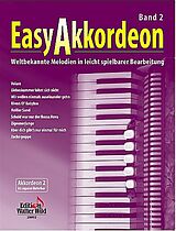  Notenblätter Easy Akkordeon Band 2 weltbekannte Melodien