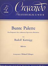 Rudolf Kattnigg Notenblätter Bunte Palette