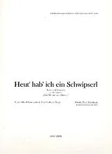Paul Abraham Notenblätter Heut hab ich ein Schwipserl für Gesang