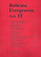 Notenblätter Boheme Evergreens Band 12