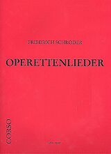 Friedrich Schröder Notenblätter Operettenlieder Album