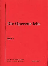  Notenblätter Die Operette lebt Band 7